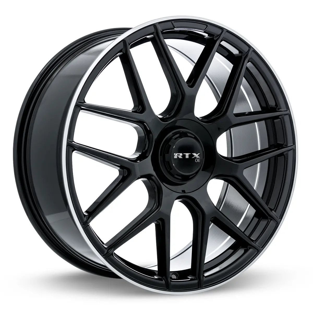 Leonburg 21X9.5 5X112 Et38 Cb66.6 Gloss Black Machined Edge 1