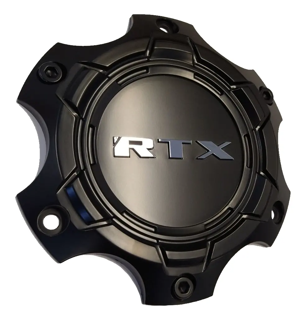 Cap Satin Black Rtx Chrome Adventure 6X180 (3) M8xl10 1