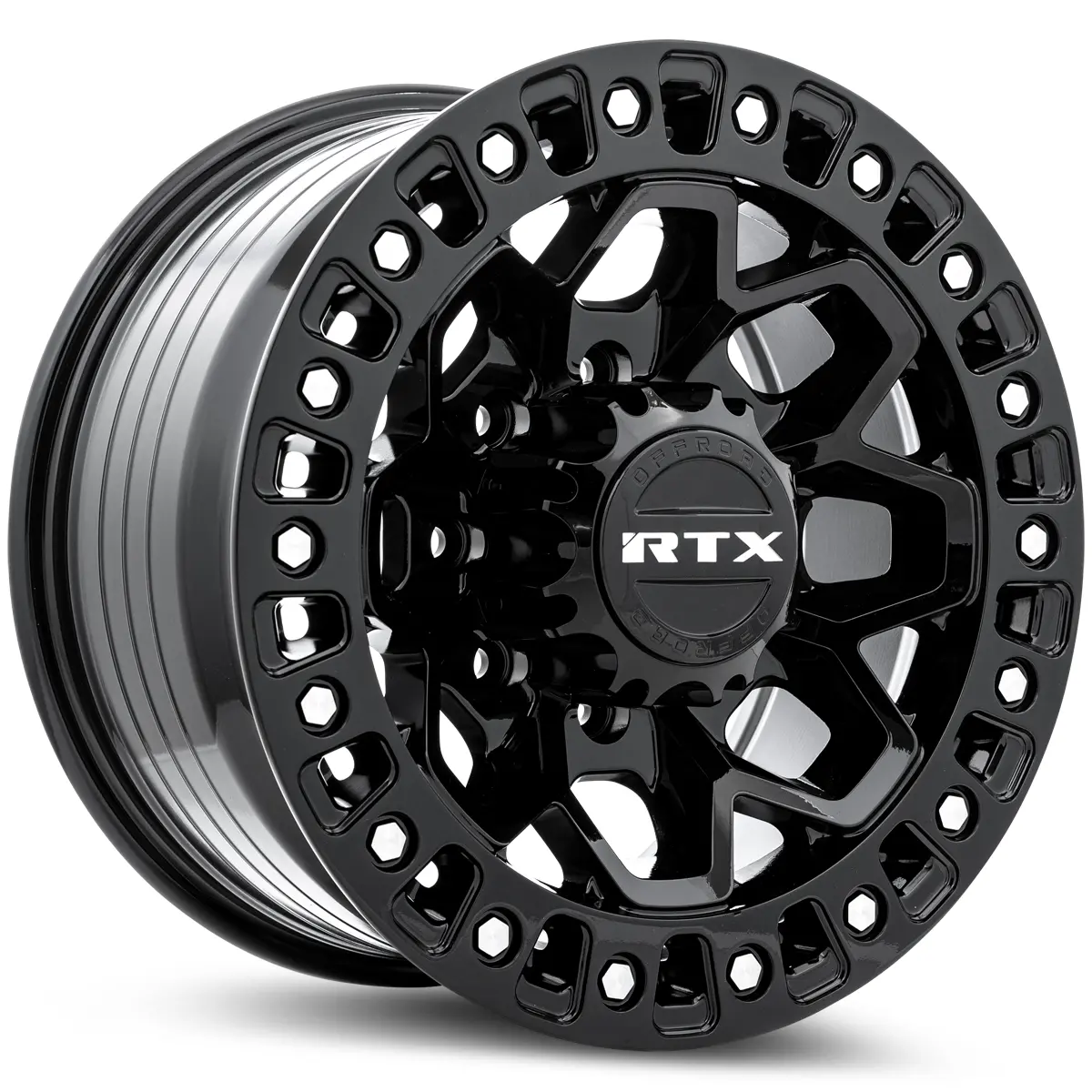 Zion 18X9 8X170 Et20 Cb125.1 Gloss Black Milled Rivet 1