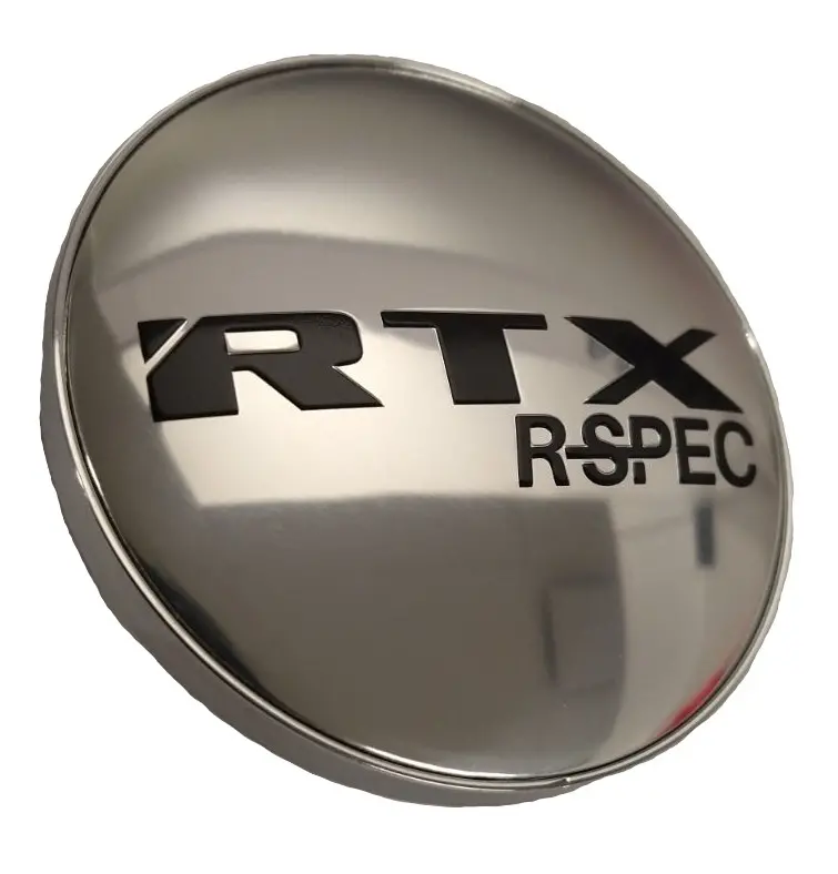 Cap Chrome Rtx R-Spec Black With Chrome Background 1