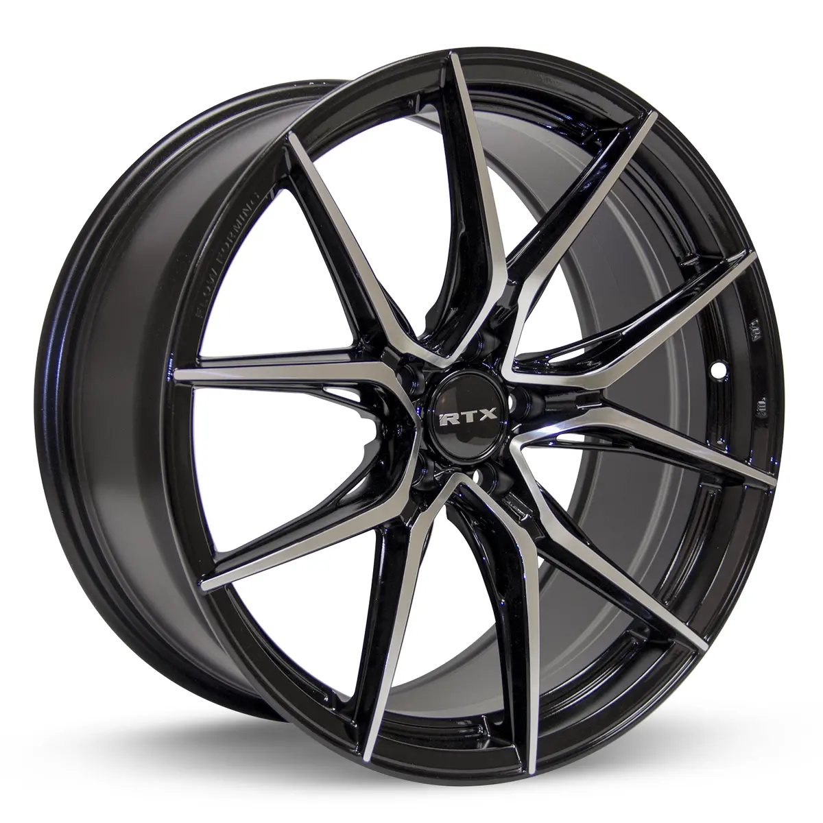 Slick 17X7.5 5X114.3 Et42 Cb73.1 Black Machined 1
