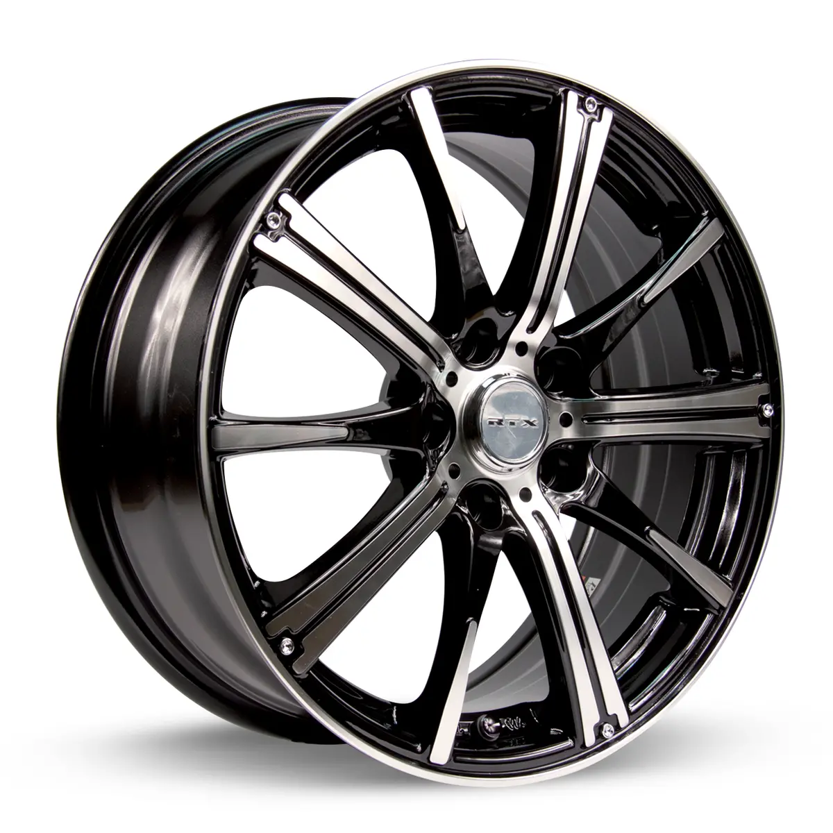 Spark 15X6 4X100 Et45 Cb73.1 Black Machined 1