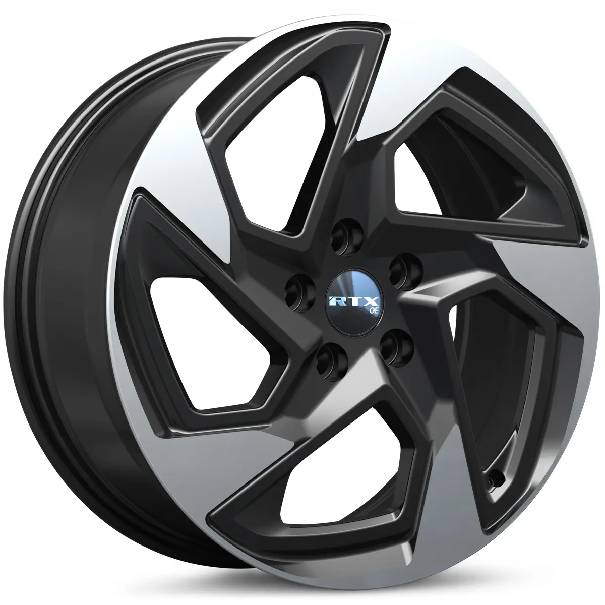 Su01 17X7 5X114.3 Et55 Cb56.1 Gloss Black Machined 1