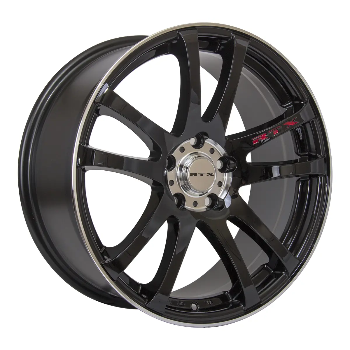 Twin 15X6.5 4X100 Et38 Cb73.1 Black Machined 1