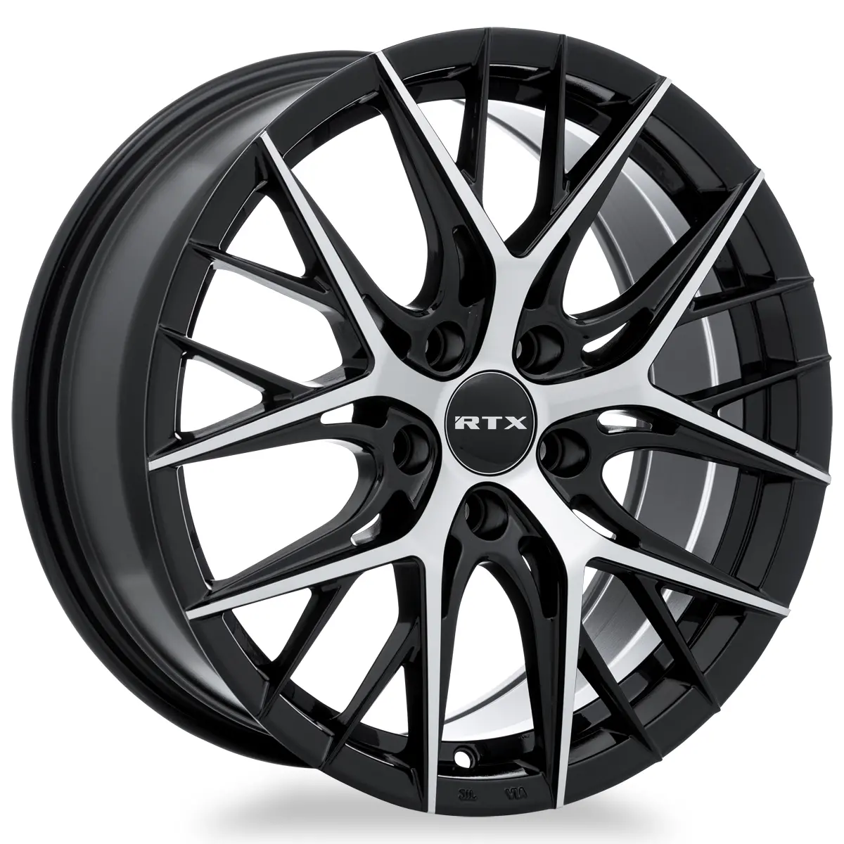 Valkyrie 18X8 5X114.3 Et40 Cb73.1 Gloss Black Machined 1