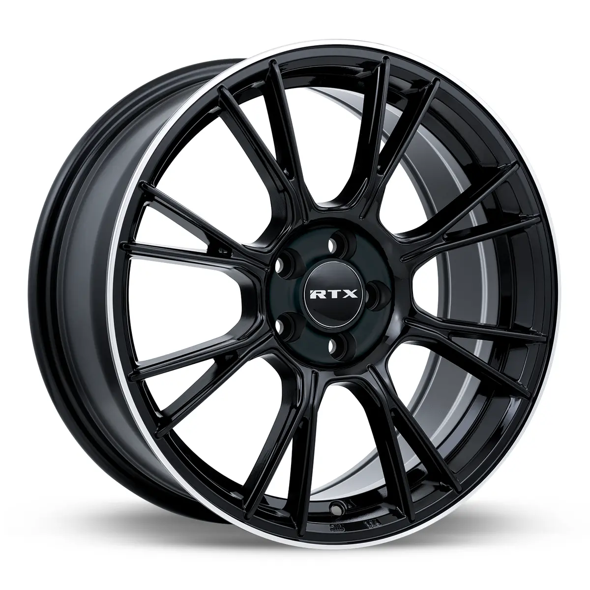 Vapor 16X7 5X114.3 Et40 Cb73.1 Black Machined Lip 1