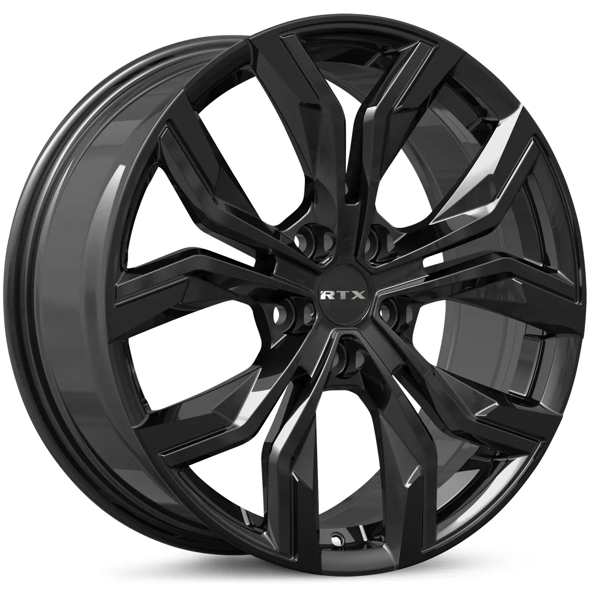 Venom 19X8 5X114.3 Et42 Cb64.1 Gloss Black 1