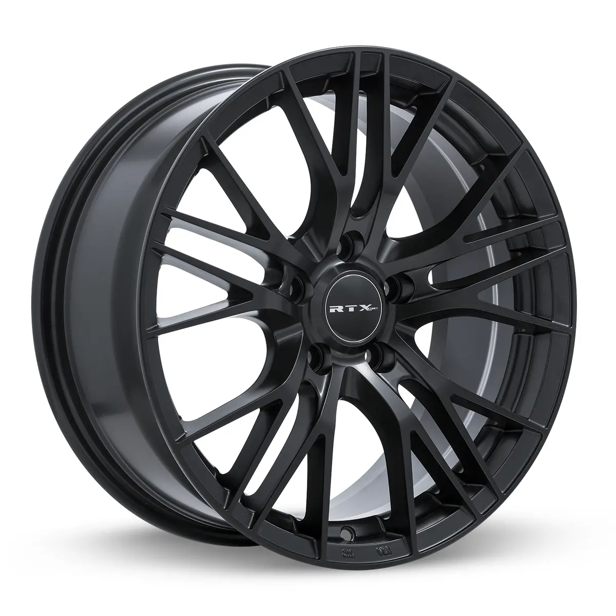 Vertex 18X8 5X108 Et38 C63.4 Satin Black 1