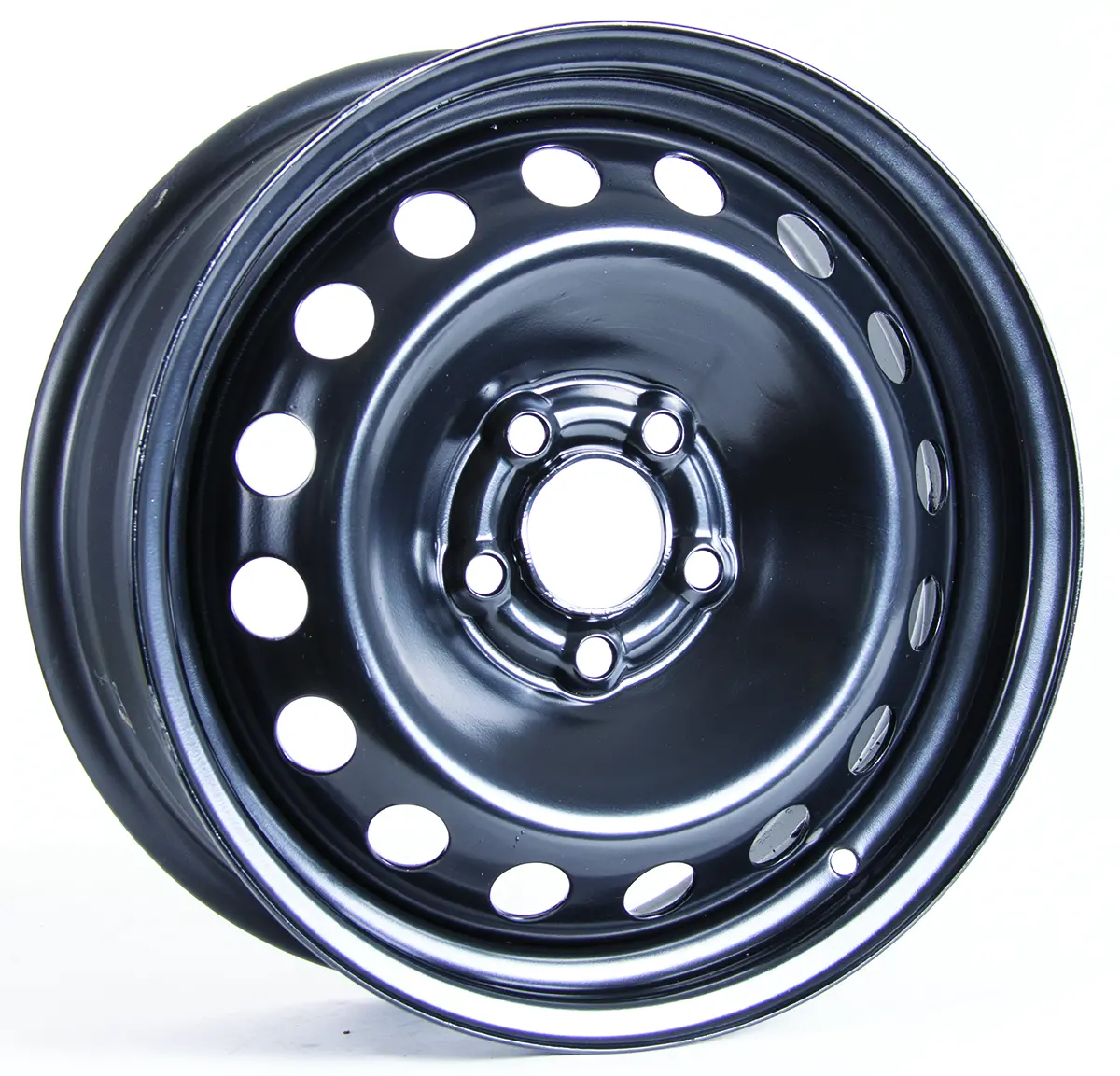 Steel Wheel 16X6.5 5X108 Et43 Cb65.1 Black 1