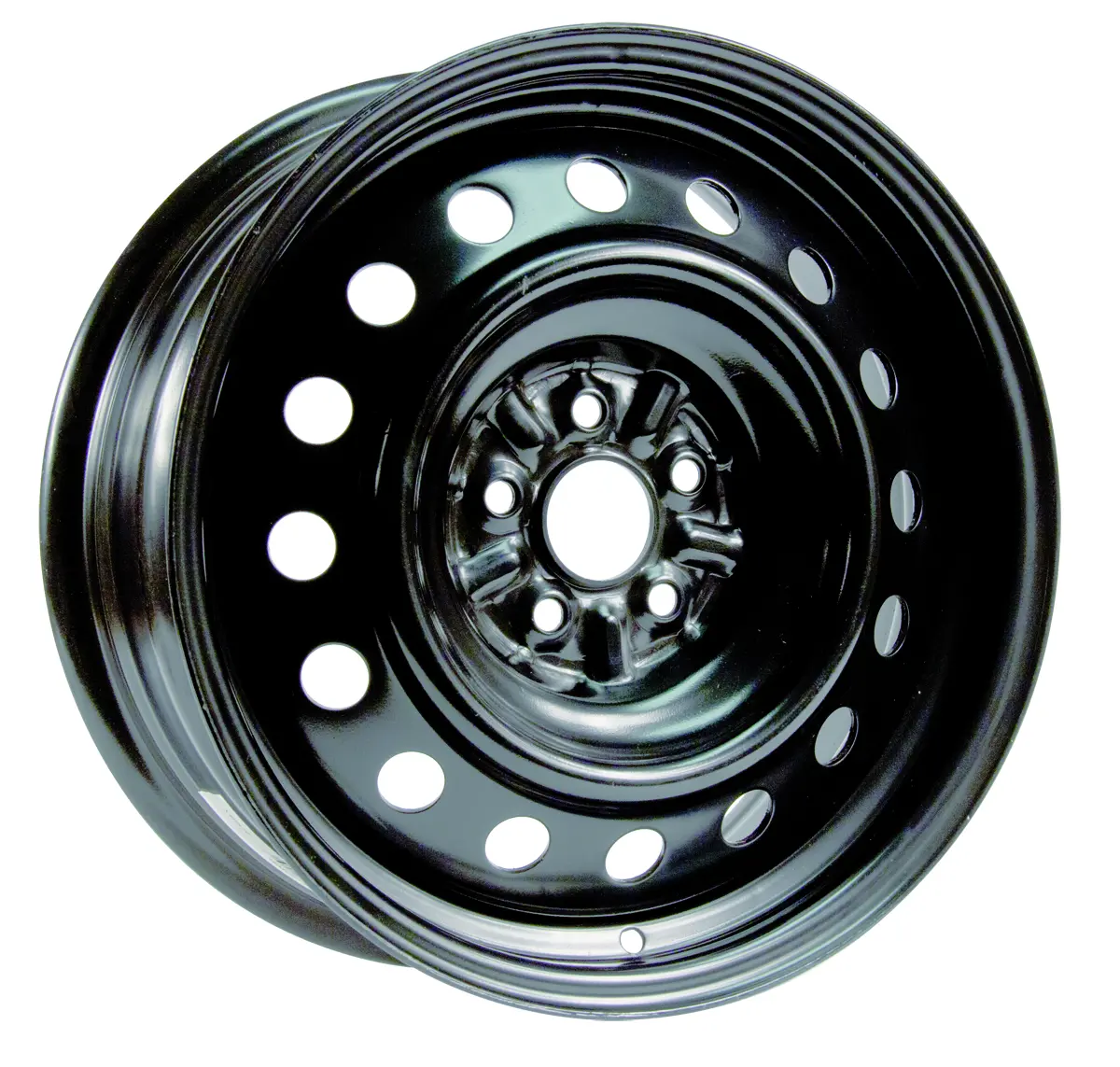 Steel Wheel 16X6.5 5X100 Et40 Cb54.1 Black 1