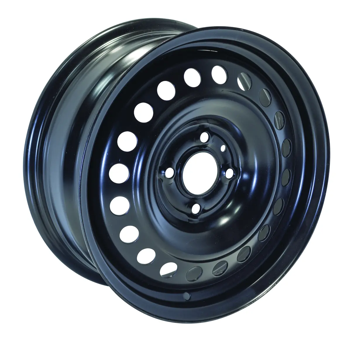 Steel Wheel 16X6.5 4X108 Et47 Cb63.4 Black 1