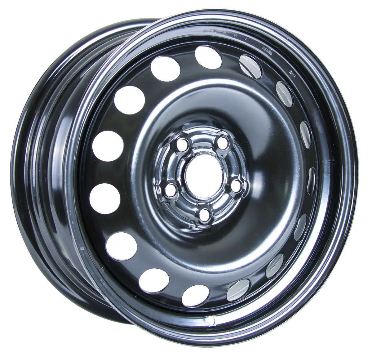Steel Wheel 16X6.5 5X105 Et39 Cb56.6 Black 1