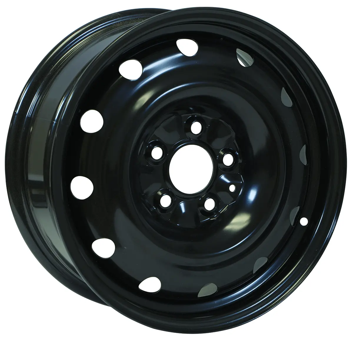 Steel Wheel 16X6.5 5X160 Et60 Cb65.1 Black 1