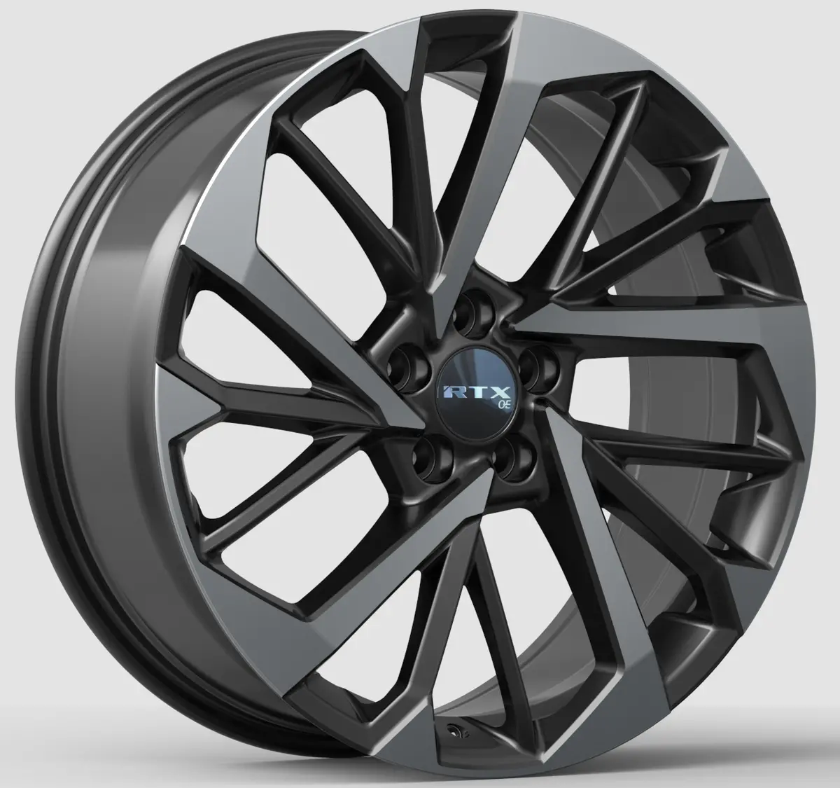 Mm01 20X8 5X114.3 Et35 Cb66.1 Gloss Black Machined 1