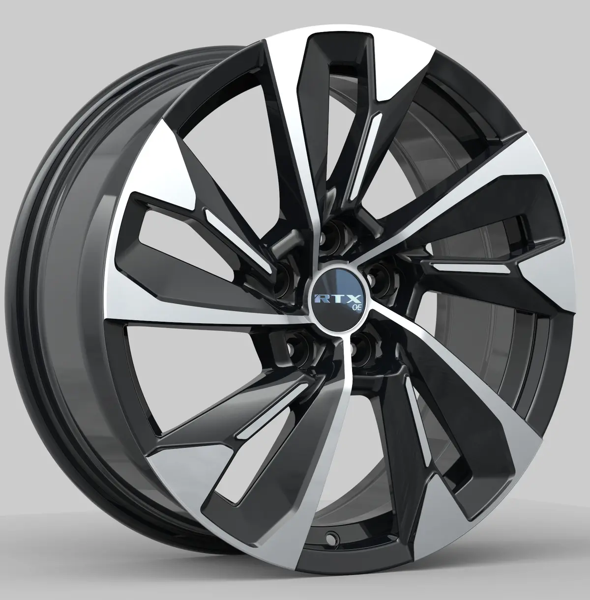 Mz03 18X7.5 5X114.3 Et40 Cb67.1 Gloss Black Machined 1