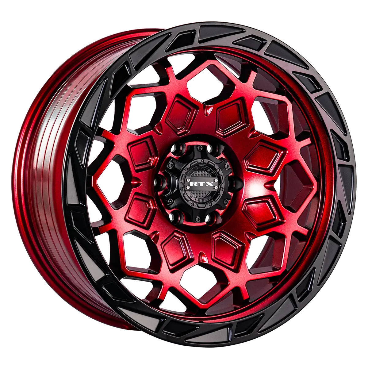 Spade 17X9 5X127 Et-15 Cb71.5 Candy Red Black Lip 1