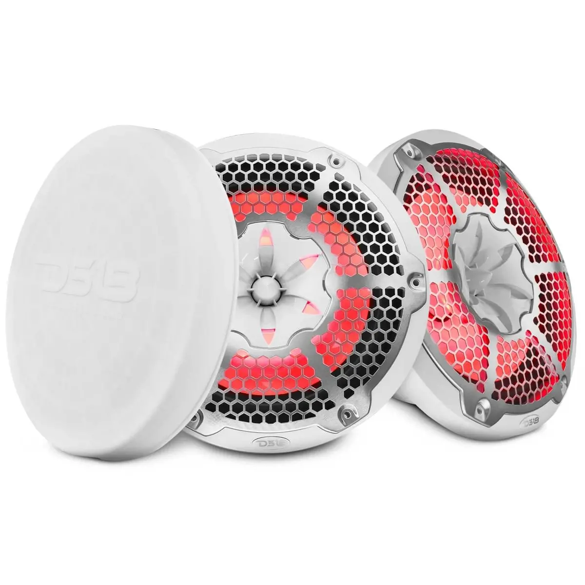 10" Speaker| 2-Way | 200 Watts Rms | 4 Ohm | White | Grill Detached | With Covers 1