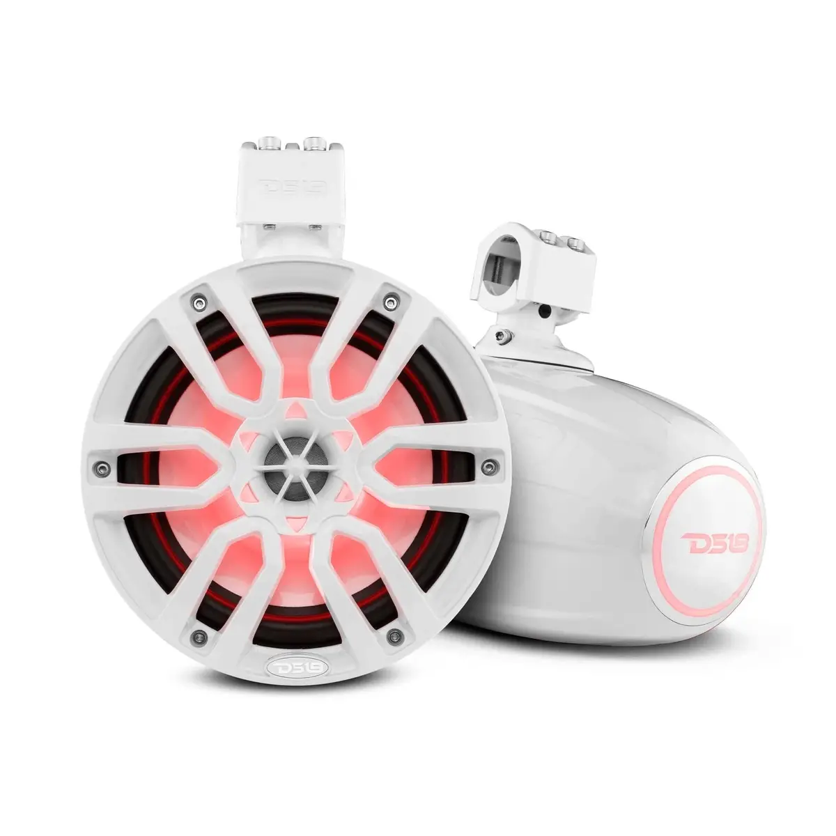 8" Speakers | 125 Watts Rms | Rgb Led Lights | White 1