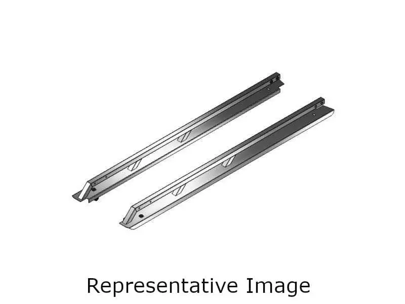 Carbon Black Aluminum Rail Caps Dodge Ram 09-18 1500/10-26 2500/3500 8' 1
