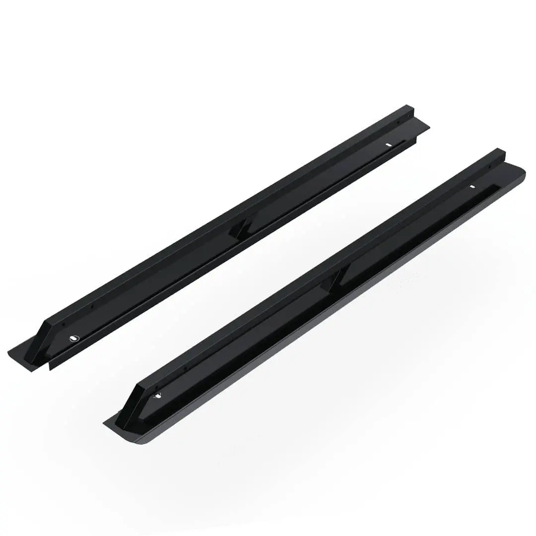 Carbon Black Aluminum Rail Caps 19-26 Ram 1500 5'7" 1