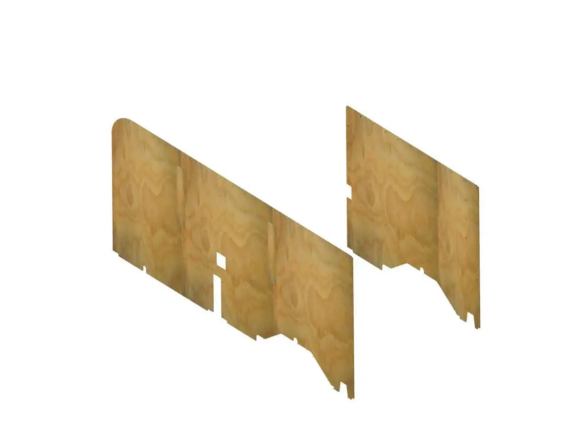 Plywood Wall Liner Kit 15-25 Transit Medium Roof 148" 1