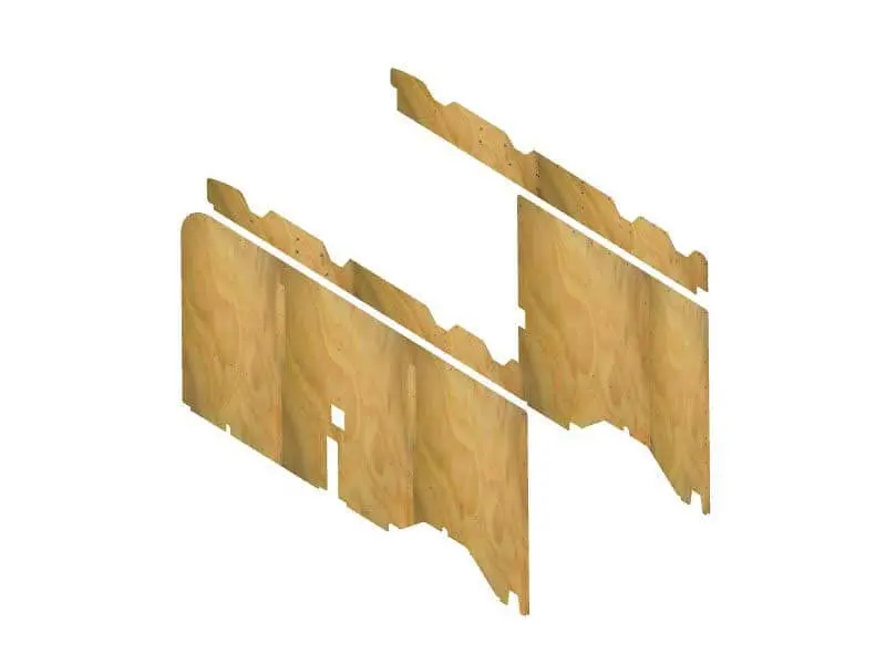 Plywood Wall Liner Kit 15-25 Transit High Roof 148" 1