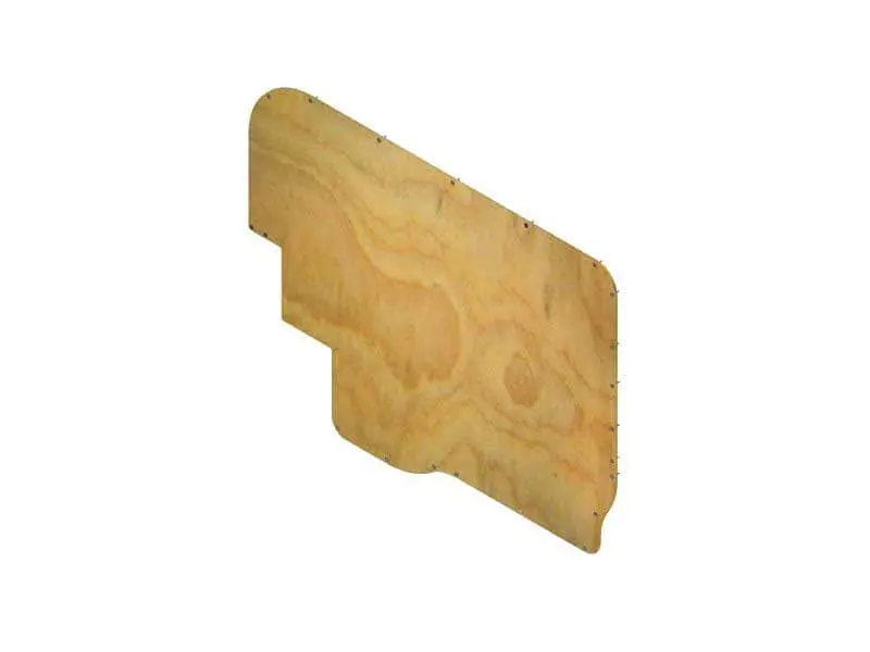Plywood Passenger Sliding Liner Kit 15-25 Transit Medium/High Roof 1