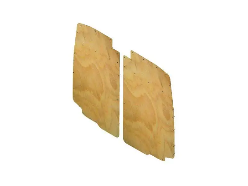Plywood Rear Swing Door Liner Kit 15-25 Transit High Roof 1