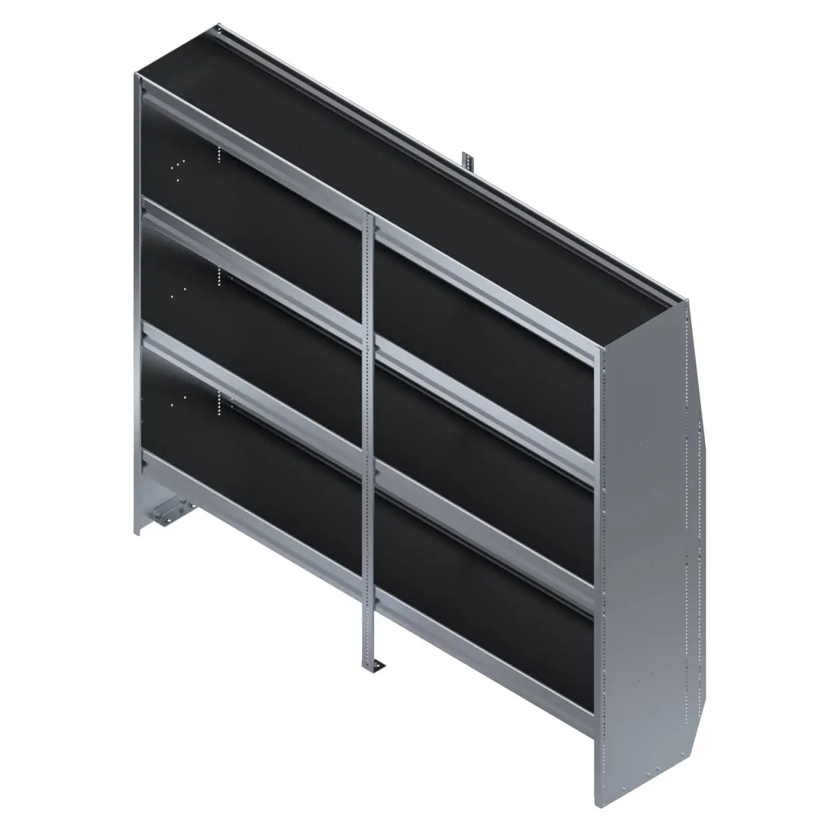 4 Shelf Unit Standard 72"L 16-1/8"D 62"H 1
