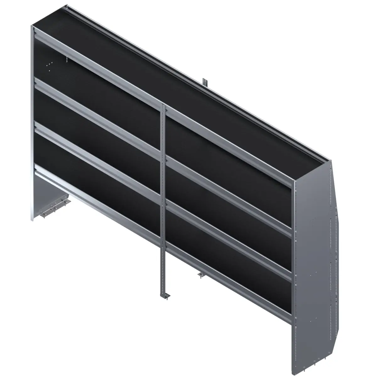 4 Shelf Unit Standard 96"L 16-1/8"D 62"H 1
