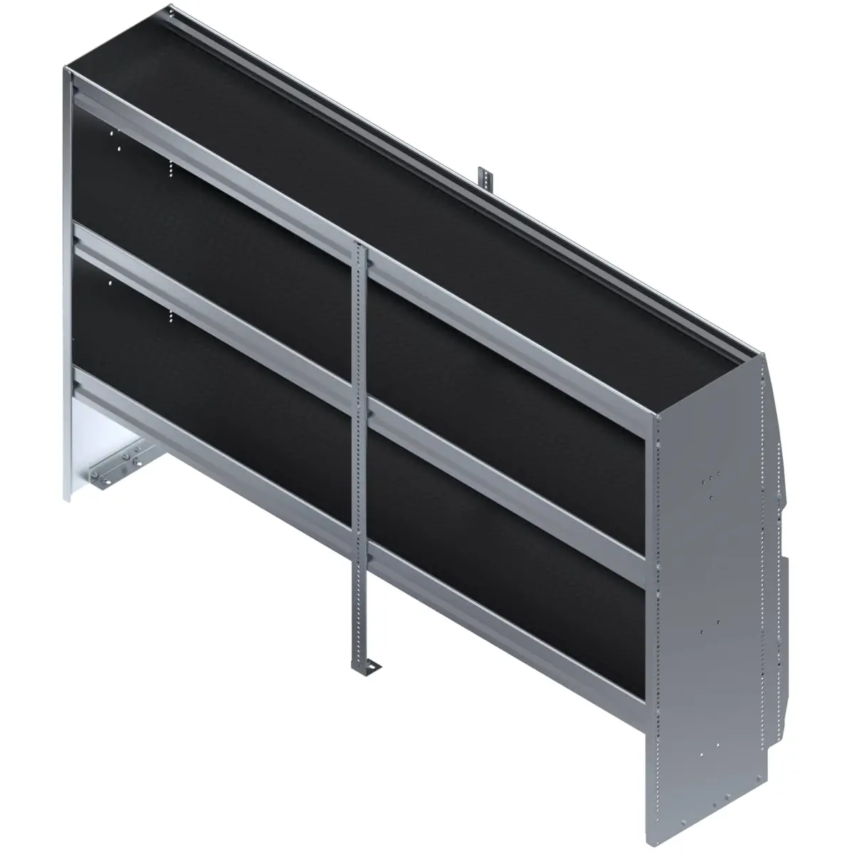 3 Shelf Unit Standard 72"L 16-3/8"D 46"H 1