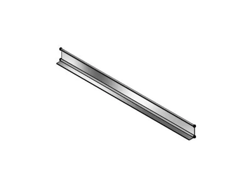 36"L Shelf Retainer Lip 1