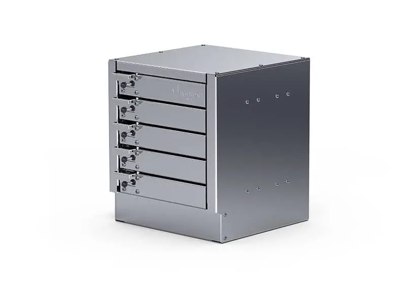 Compact 5 Drawer Unit 11-7/8"L 12-1/8"D 13-5/8"H 1