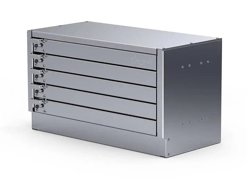 Compact 5 Drawer Unit 23-7/8"L 12-1/8"D 13-5/8"H 1