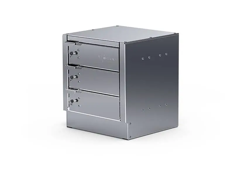 Compact 3 Drawer Unit 11-7/8"L 12-1/8"D 13-5/8"H 1