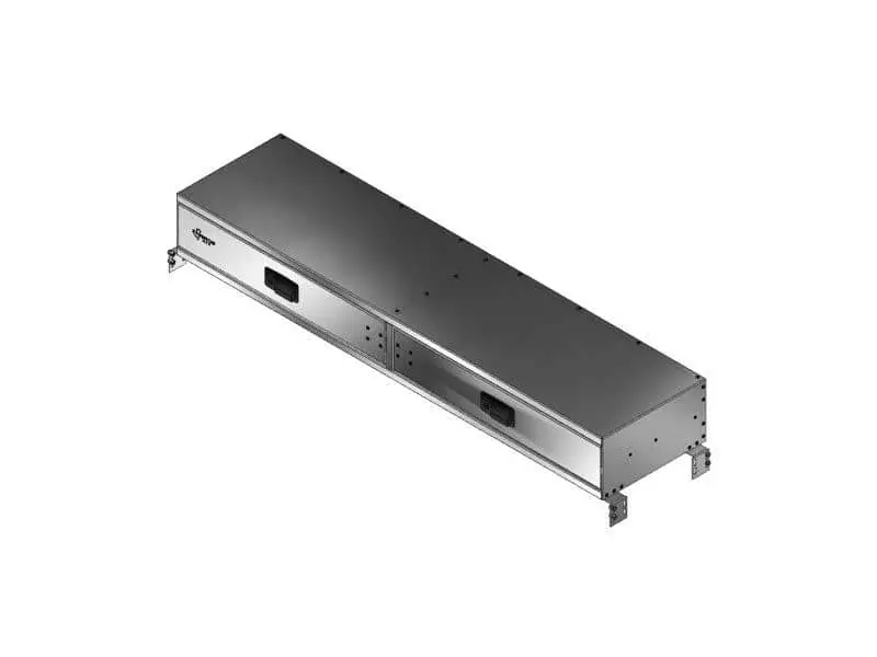 2Drawer Inshelf Side By Side 58"L 14-1/4"D 7-3/8"H 1