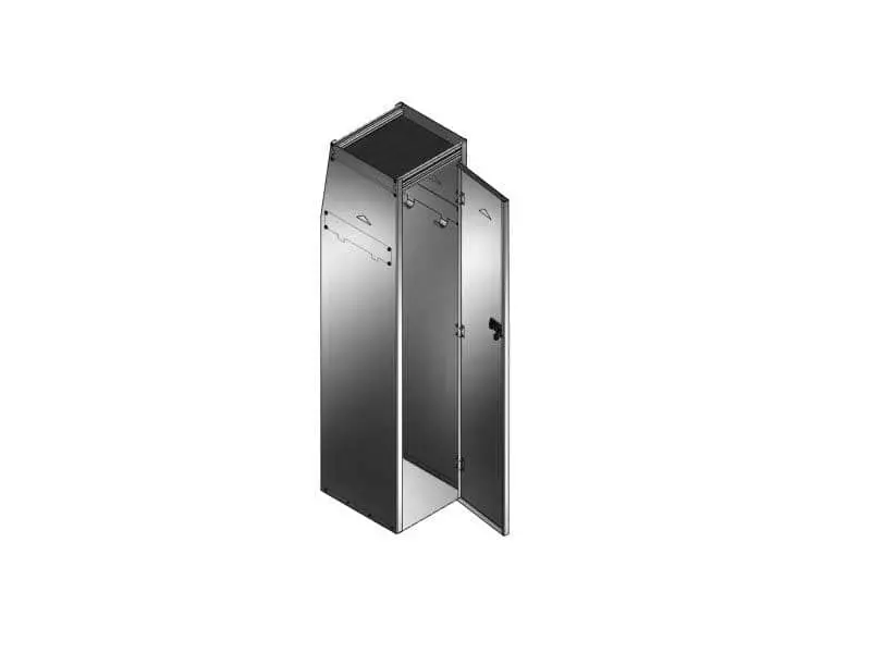 Garment Locker 17-1/4"L 15-1/2"D 62"H 1