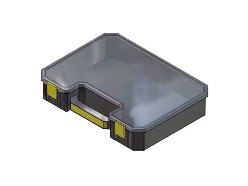 Single Parts Tote 17-3/8"L 13-1/4"D 3-1/2"H 1