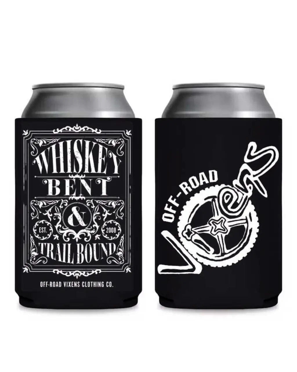 Whiskey Bent Can Koozie - Black 1