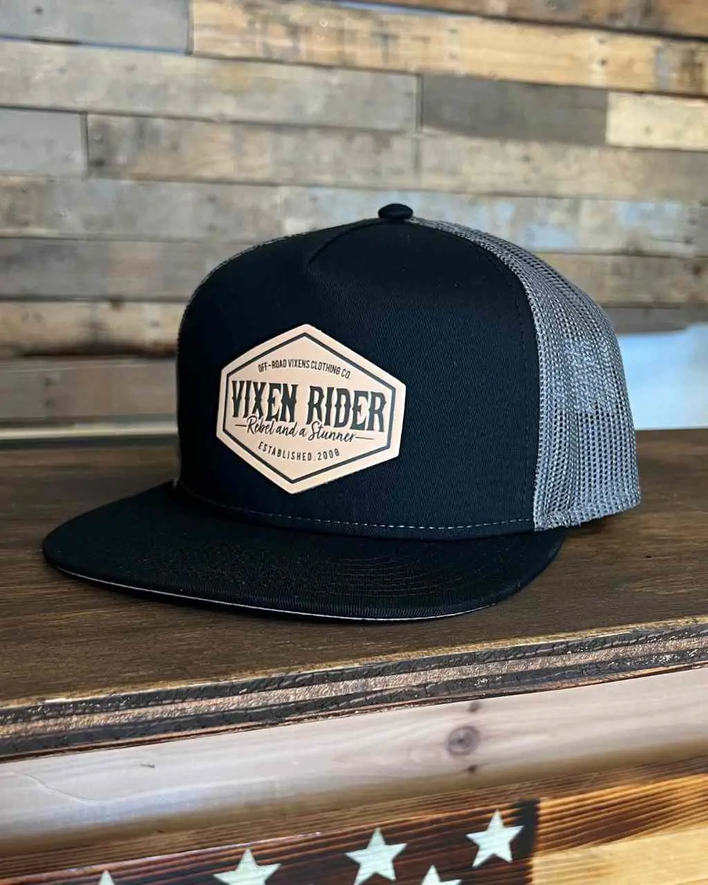 Rebel Flat Bill - Black/Charcoal 1