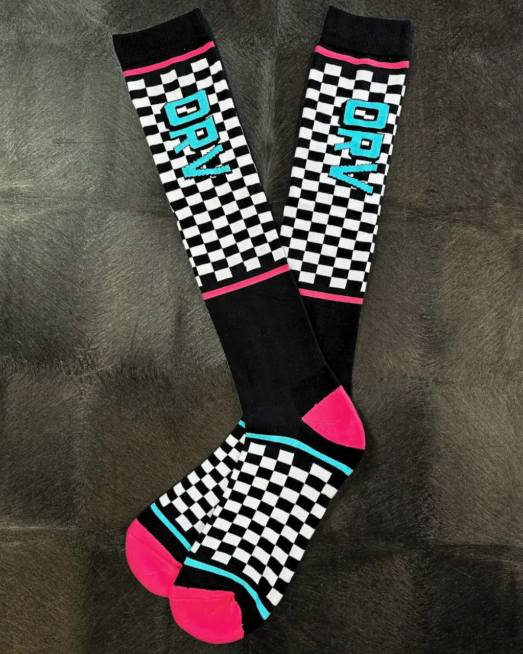 Checkered Riding Sock 1
