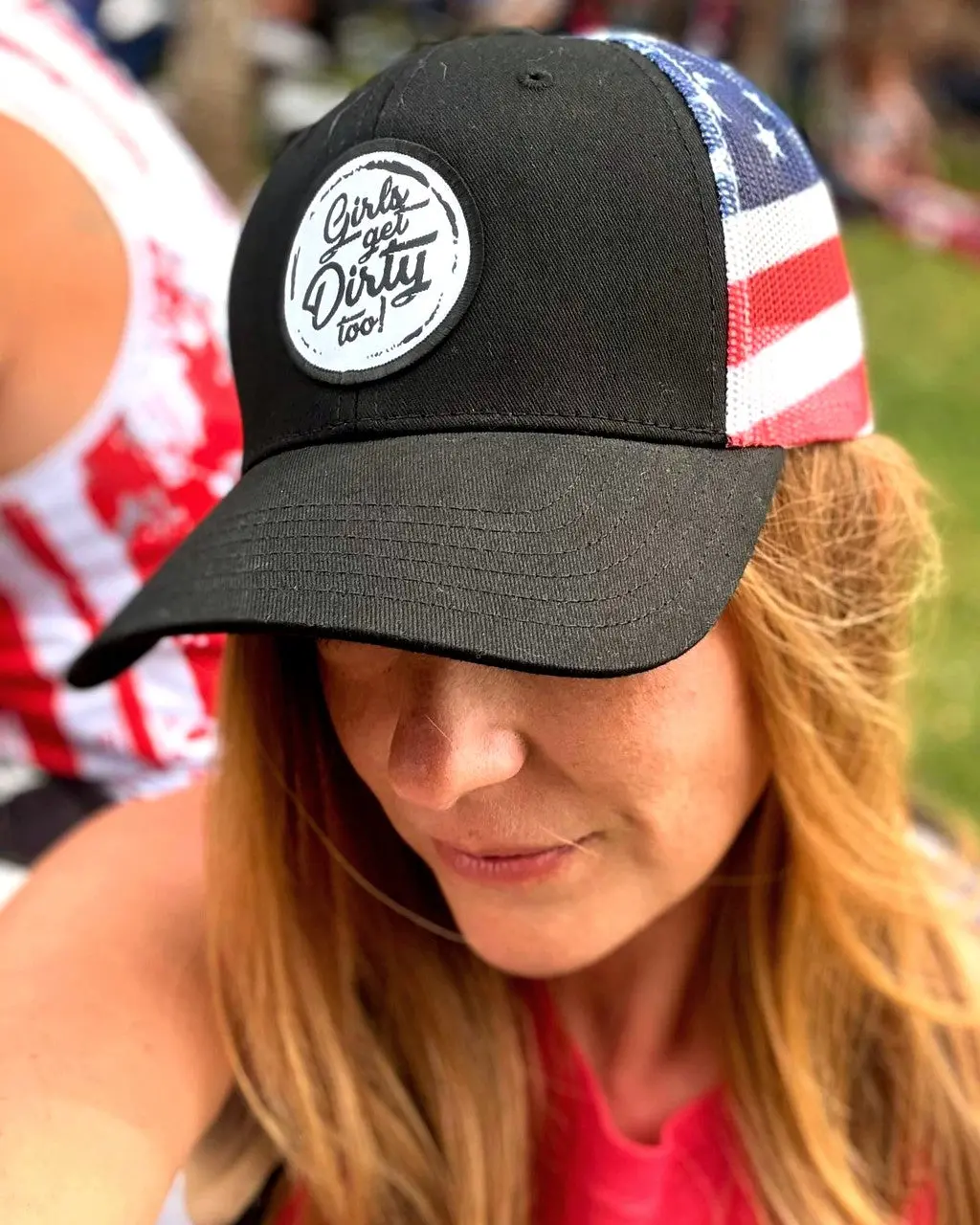 Stars & Stripes Trucker Hat 1