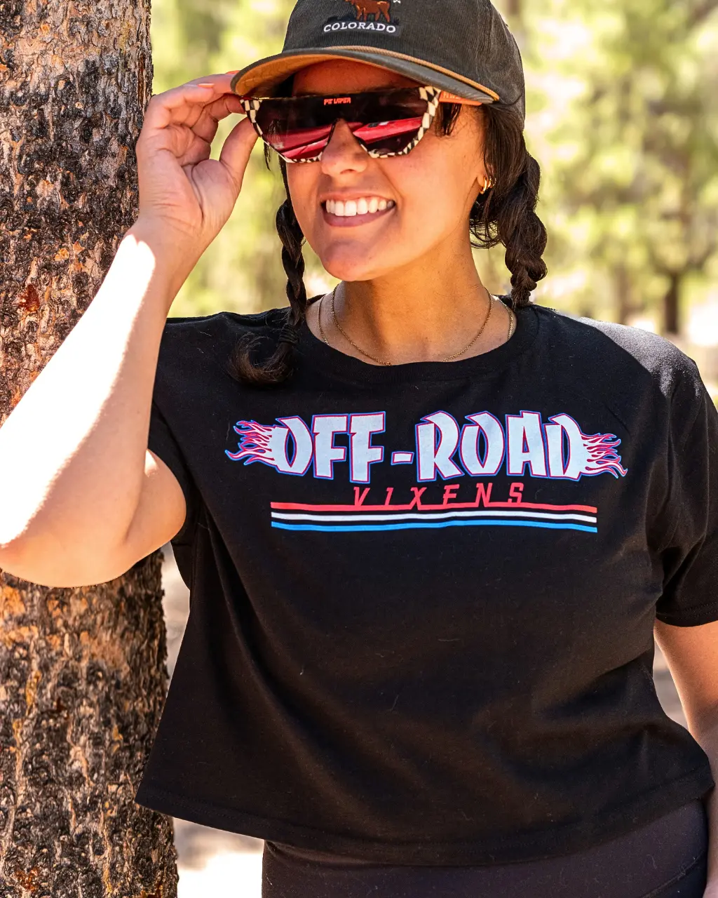 Usa Hell On Wheels Cropped Tee 1