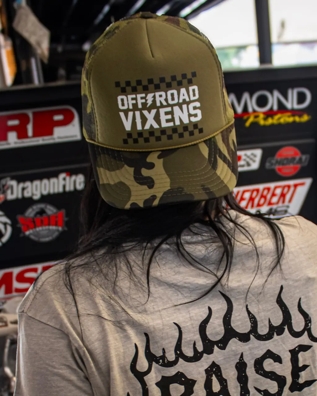 Checked Out Foam Trucker - Camo 1