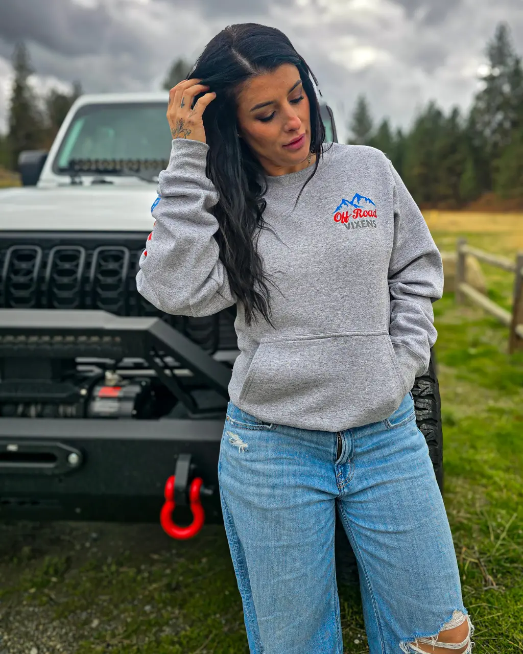 Rocky Mountain Pocket Crew Sweatshirt 1