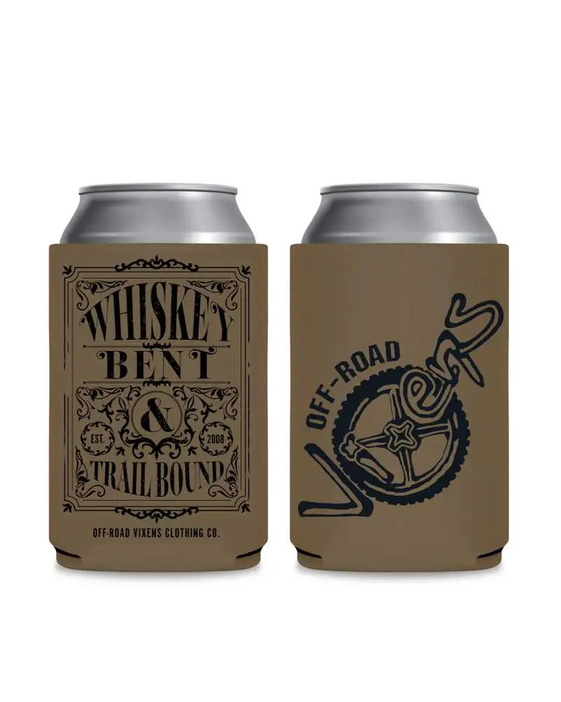 Whiskey Bent Can Koozie - Taupe 1