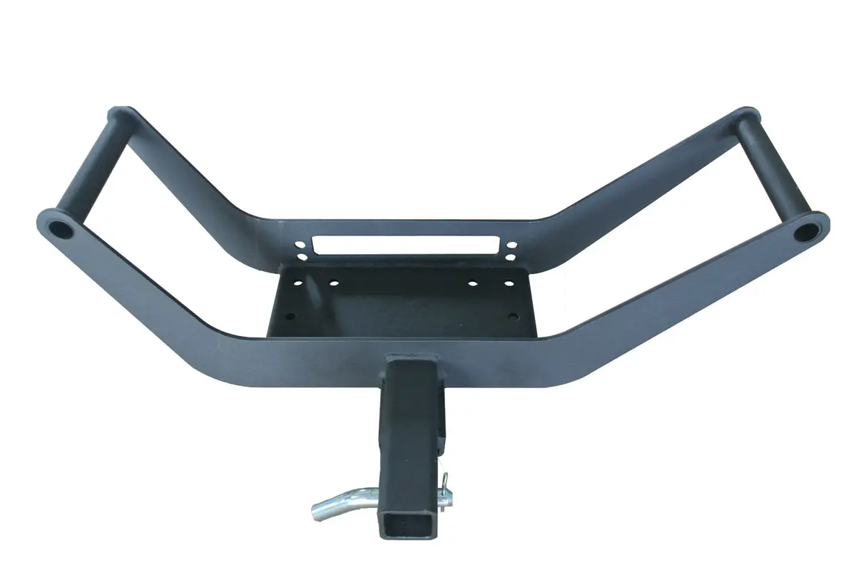Winches Updated To 12K Lbs 2 In Receiver Mount Text Pwdr Ctd W/Hitch Pin & Clip 1
