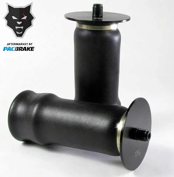 Heavy Duty Sleeve Style Replacement Air Spring 1 Piece Aluminum End Caps 1
