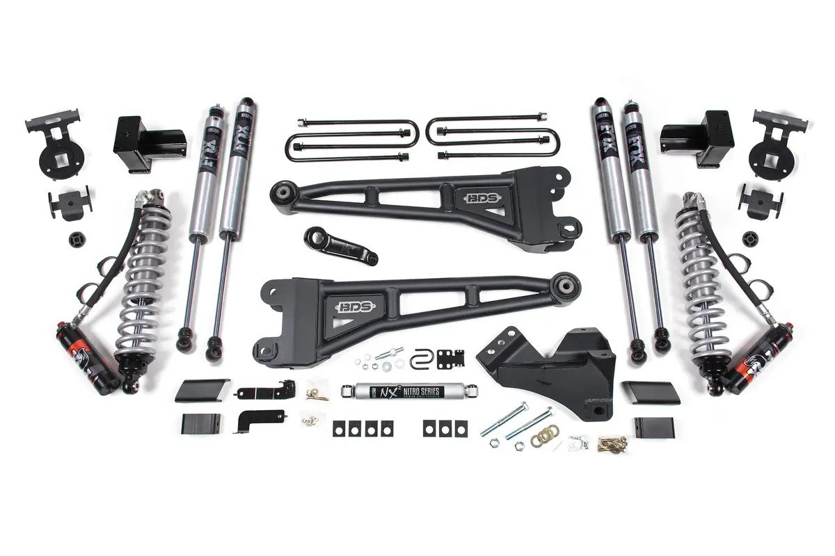 2017-2019 Ford F250-F350 4Wd 4In. Radius Arm Suspension Lift Kit 1
