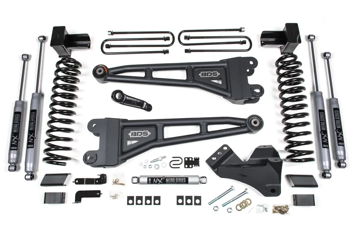 2020 F350 Dually 4In. Radius Arm Lift Kit- Nx2 Shocks- Diesel Engine 1